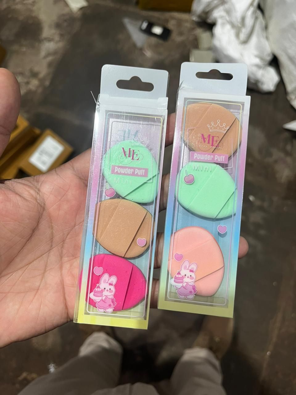 Fingertip Powder Puff Mini Set (Pack of 2)