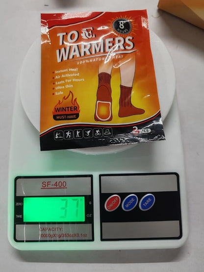 Toe & Foot Warmers, Body Heat Patches & Insole Warmer - 2 Pieces