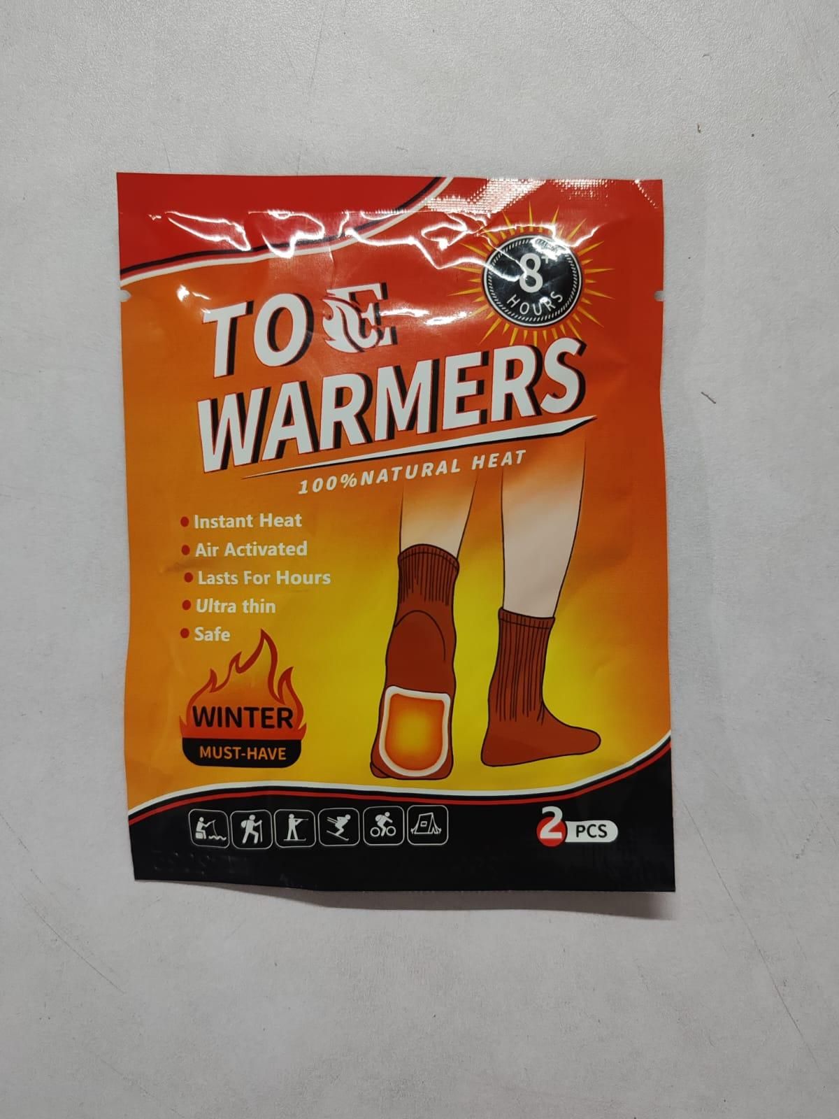 Toe & Foot Warmers, Body Heat Patches & Insole Warmer - 2 Pieces